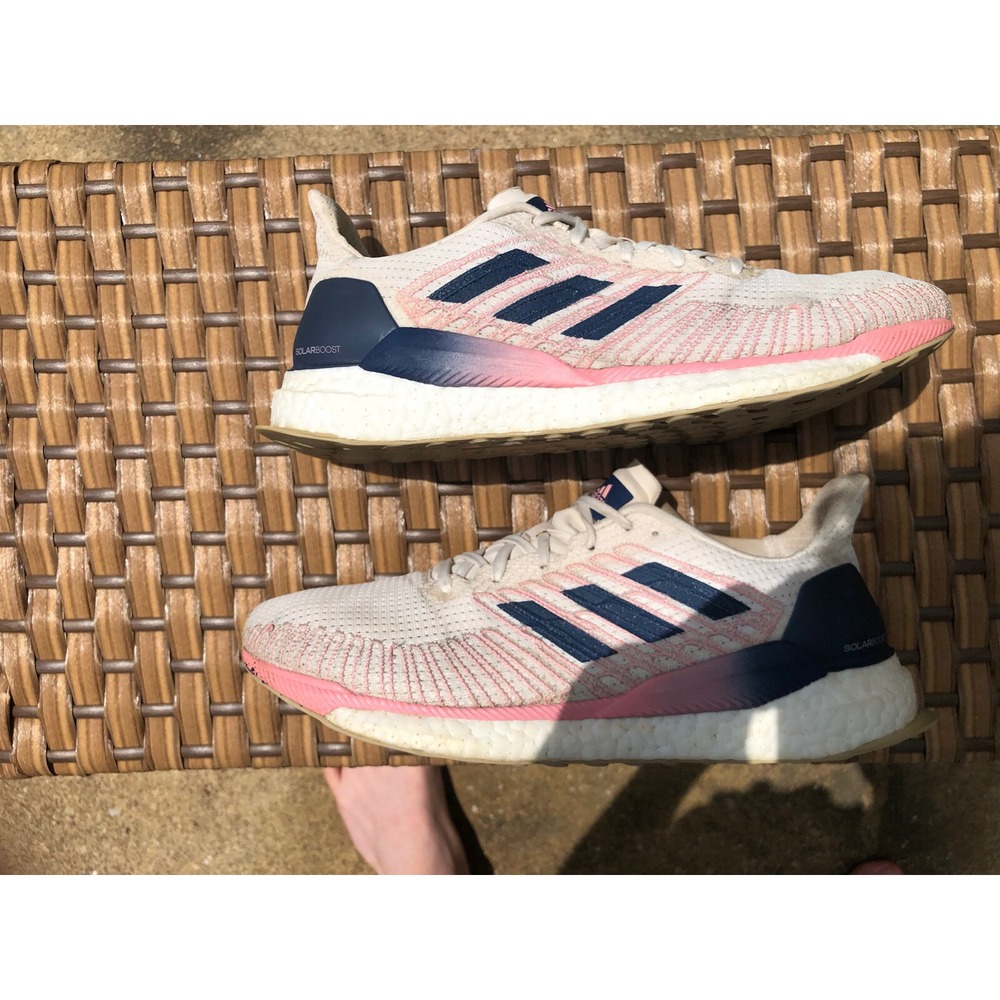 Size 9 - adidas Solar Boost 19 White Indigo Pink
